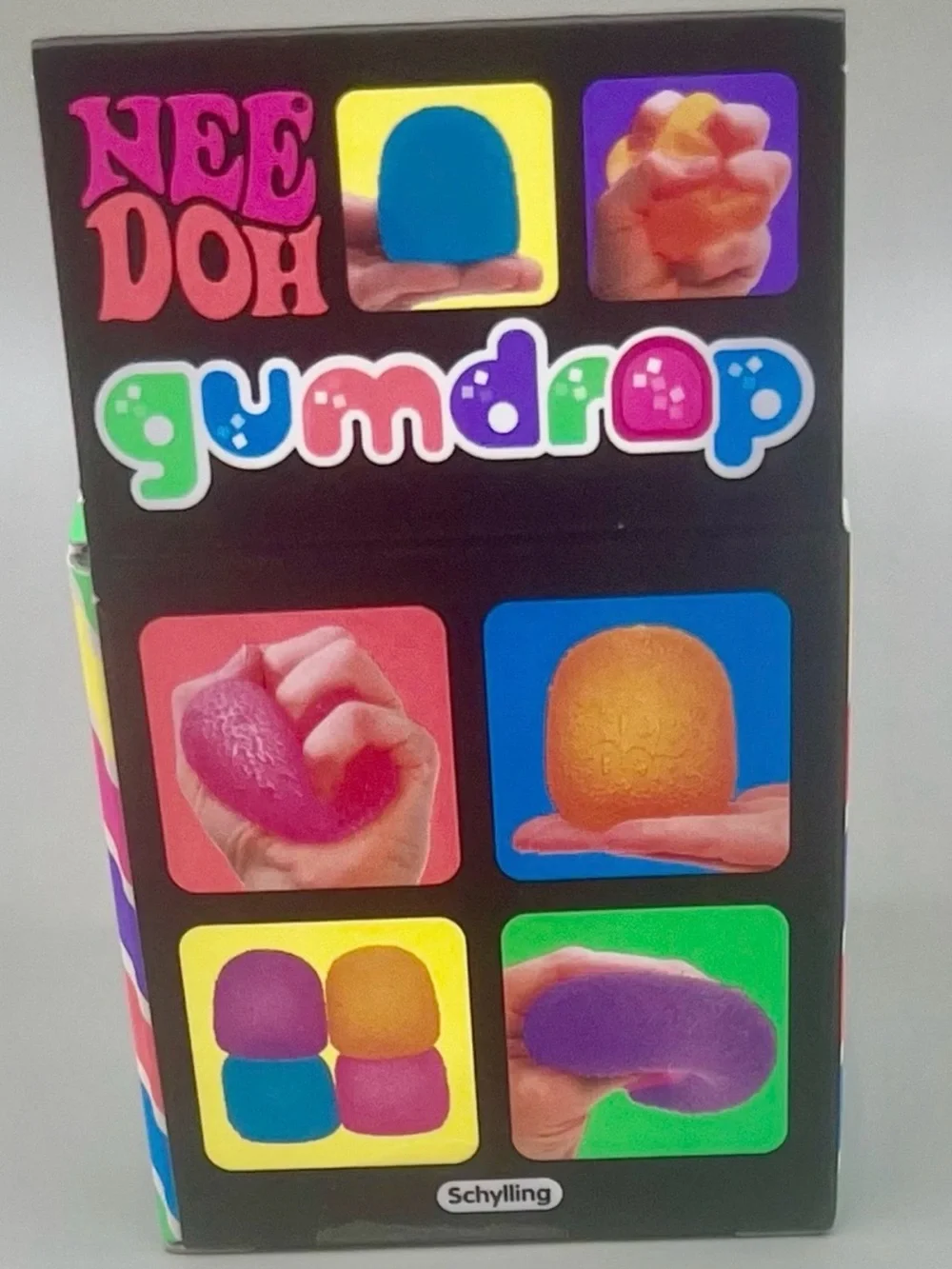 Authentic NEEDOH Gumdrop Super Solid Squish! Stress Toy - Pink🩷 NEW in BOX